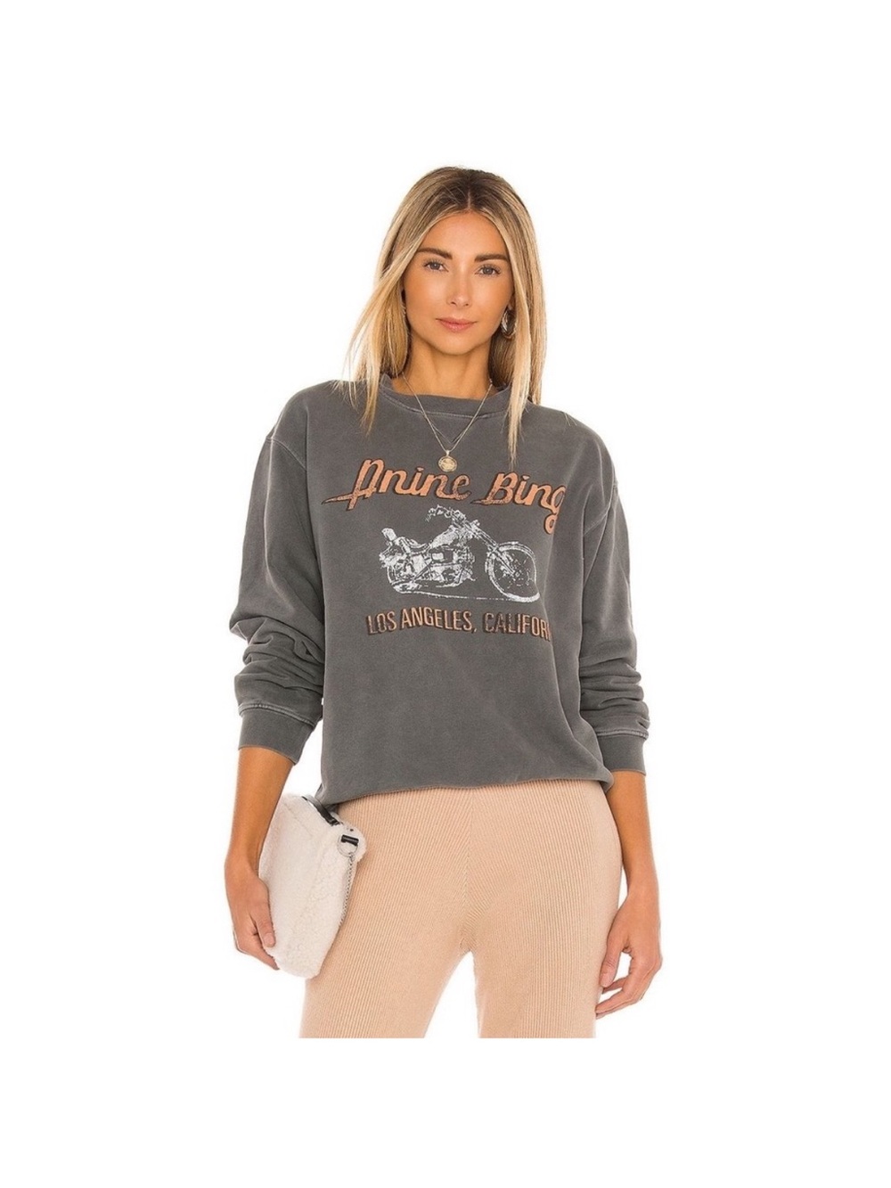 Anime Bing Los Angeles Ramona Moto Sweatshirt Size Small